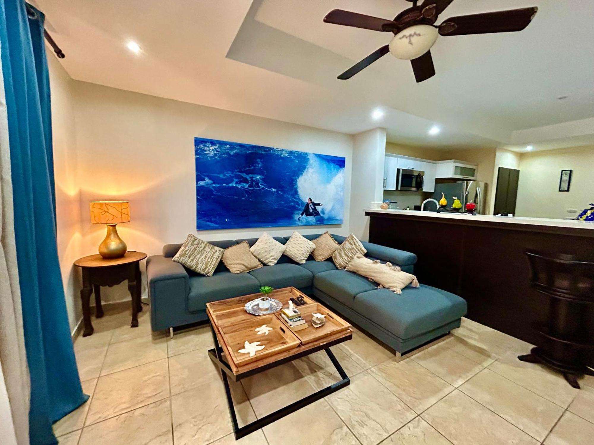 Apartamento De Lujo Las 3 Gotas Jaco, Frente Al Mar Con Vista A La Playa Bagian luar foto