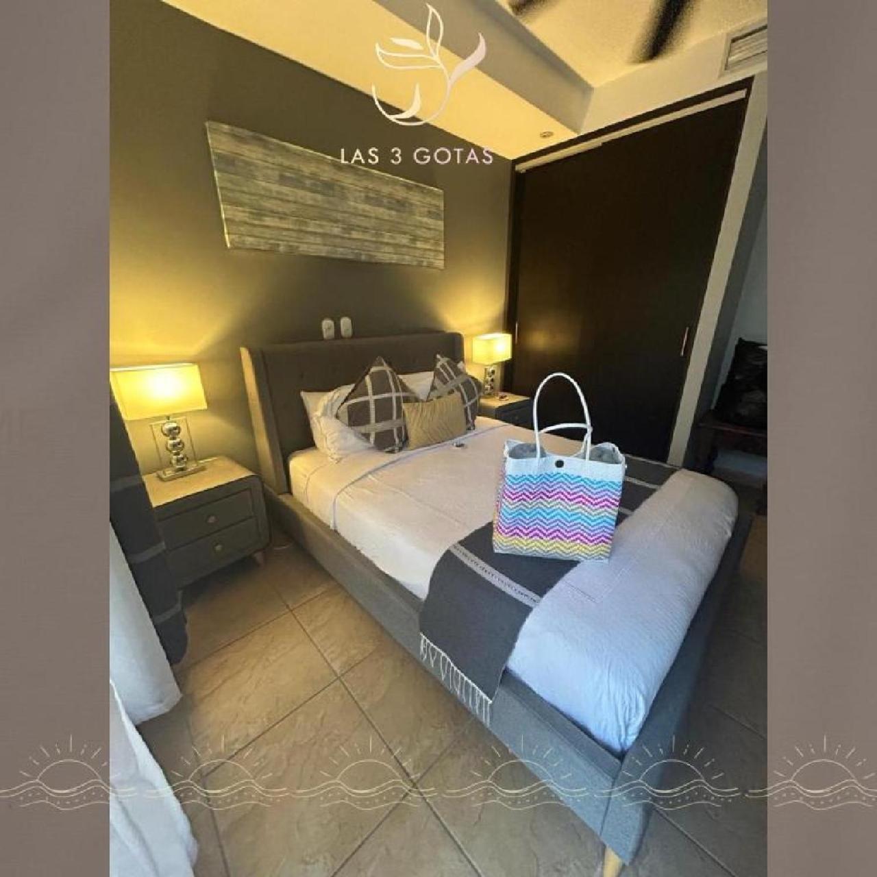 Apartamento De Lujo Las 3 Gotas Jaco, Frente Al Mar Con Vista A La Playa Bagian luar foto